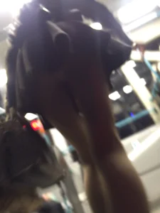 Girl in a Dress And Flats Sitting in a Subway Train Then Flashing Her Panties While Getting on a Public Bus Creepshots Collection