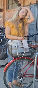 Sexy windswept blonde