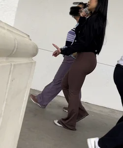 Nice ASIAN Shopping (brown Flares)