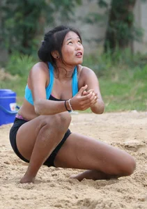 Thai candid volleyball girls
