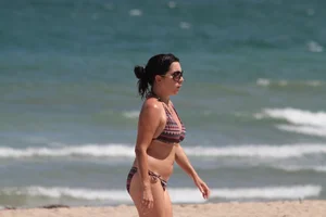 Collection of milfs in bikinis on the beach