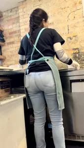 Latina vpl in blue jeans