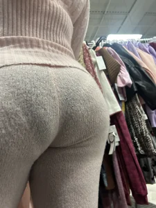Pink see through VPL‼️