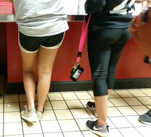 Legs in Shorts and Booty in Yoga Pants Mall Creepshots