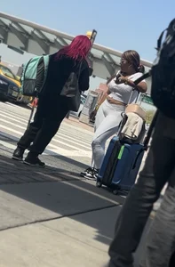 Airport Colombian big booty BBL pt2 (OC )