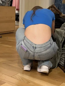 Redhead squatting and working part 19 (OC)
