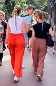 Hot busty blond with a nice ass and pigtail OC