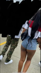 Cheeks hanging out shorts bubble butt