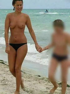 Candid beach and bikini babes