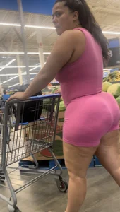 BBL Latina Milf in Pink Onepiece