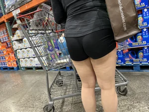 Sexy Asian in shorts