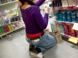 Huge collection of whale tails, ass cracks and panty peeks in public