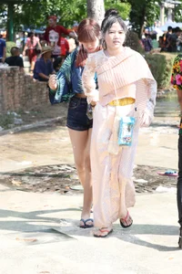 Water Festival girls in Thailand