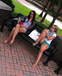Park, legs, feet, sandals & asses