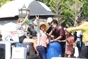 Water Festival girls in Thailand