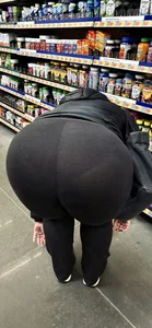 Bbw in black pants BIG ass bendover+Vpl‼️