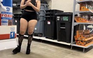 Goth Emo Redbone with a Phat Ass Dresses Like A Whore to Walmart