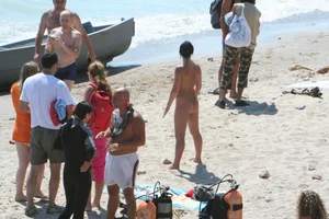 Continesti nude beach girls in Romania