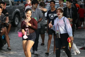 Water Festival girls in Thailand