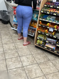 Fat cheeks at speedway