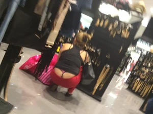Huge collection of whale tails, ass cracks and panty peeks in public