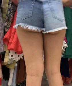 Cheeky Teen in Booty Shorts (OC)