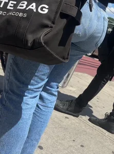 Thick asian in jeans