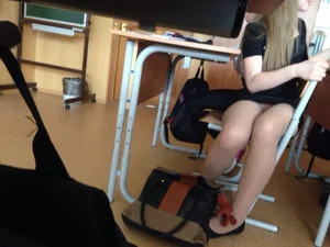 College candid teens