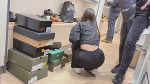 VPL Candid Girl Ass