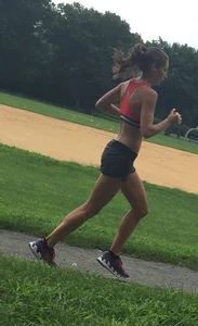 Candid runners and track girls