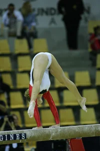 Candid gymnasts