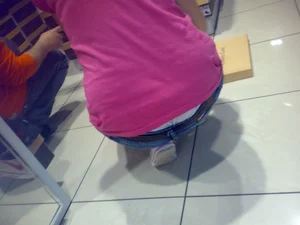 Huge collection of whale tails, ass cracks and panty peeks in public