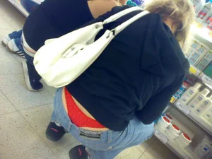 Huge collection of whale tails, ass cracks and panty peeks in public