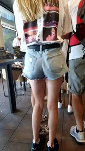 Teens in shorts shorts…tiny butt cheeks