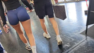 (Not OC) Sexy Brunette Gym Rat in Shorts