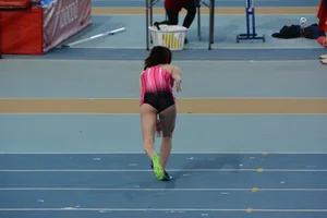 Candid track and field girls