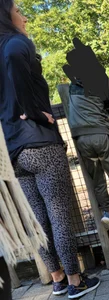 Milf with Substantial booty, plus leopard milf