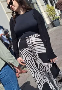 Brunette cutie with huge tits