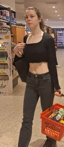 Slim supermaket beauty
