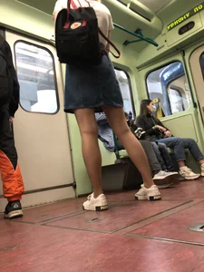 Candid girls in skirts and short dresses