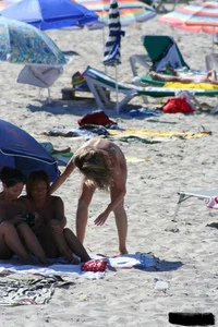 Bunch of sexy ladies on a nude beach