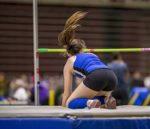 Canadian girls at an Alberta track and field tournament