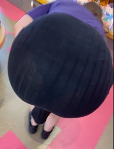 Co-worker VTL, Fat ass in a see through skirt