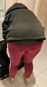 (NOT OC) Red Pants Big Ass Lingerie Blonde