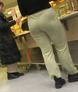 Booty in White Pants Closeups