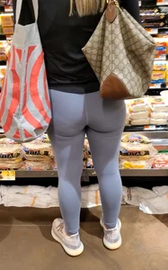 2 Phat assed blondes in spandex in cap’d at work