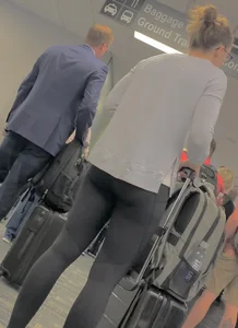 Milf asses at airport