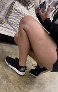 Sexy lightskin girl in shorts