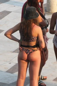 Hotel Balcony Telephoto Candids - Beach Pool Bikini Mega