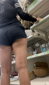 Sexy lightskin girl in shorts